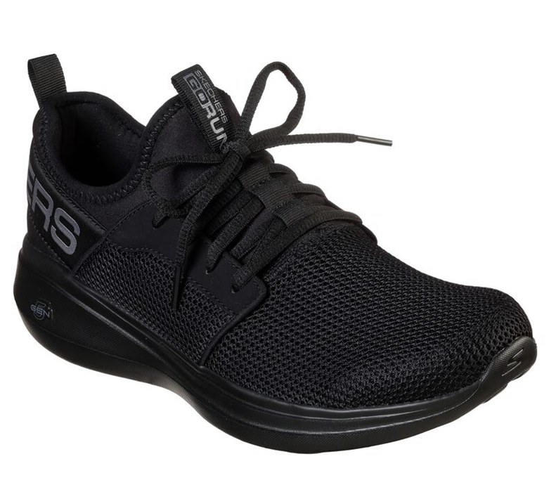 Skechers Gorun Fast - Valor - Mens Running Shoes Black [AU-BJ6553]